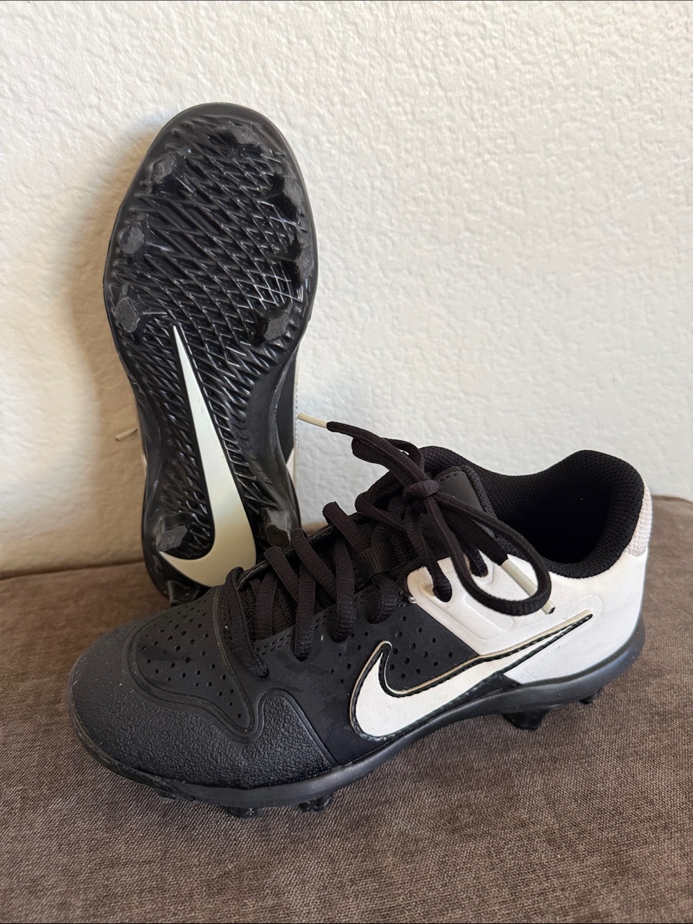 Nike Alpha Huarache Varsity Low Kids Baseball Cleats